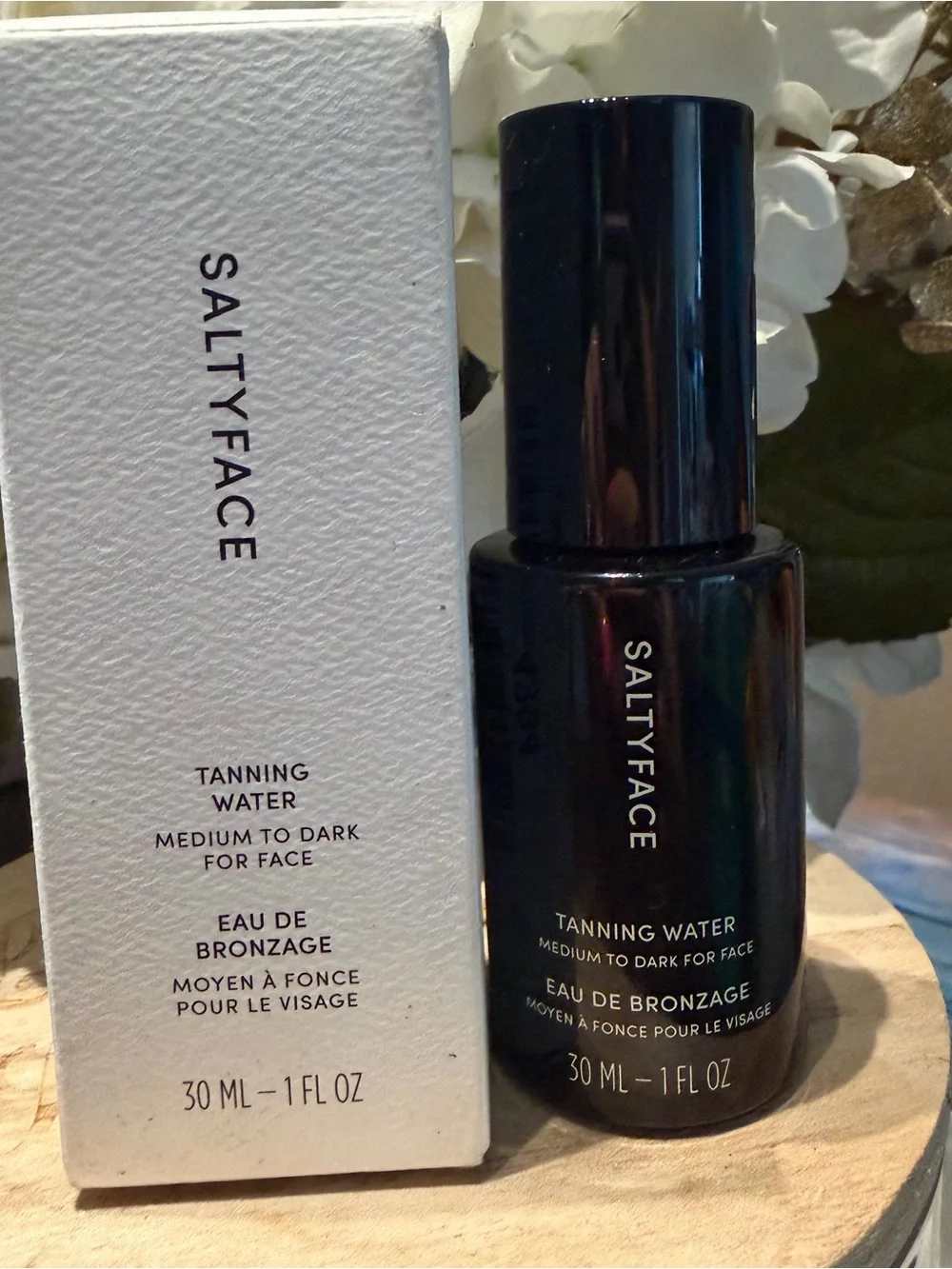 Saltyface Tanning Water for Face medium to dark 1 fl oz NEW IN BOX